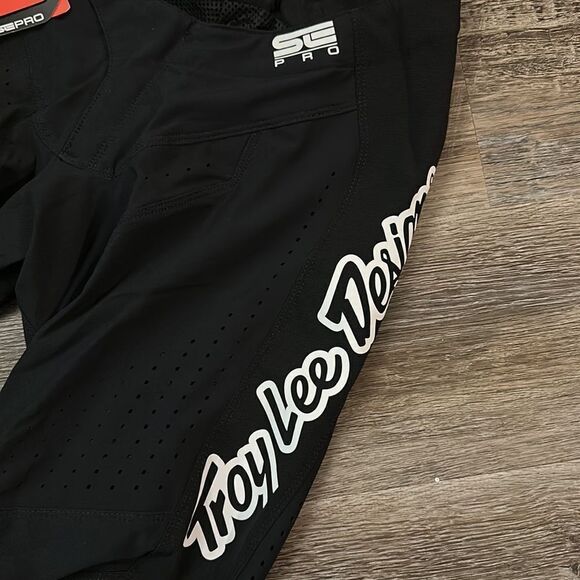 Troy Lee Designs SE Pro Pant Solo Black Motocross Bike Pants Size 30 NWT - Picture 6 of 9